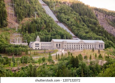 Vemork Hydroelectric Power Station At Rjukan, A Part Of Rjukan-Notodden UNESCO Industrial Heritage Site, Known For Norwegian Heavy Water Sabotage