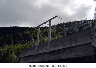 Vemork Hydroelectric Power Station At Rjukan, A Part Of Rjukan-Notodden UNESCO Industrial Heritage Site, Known For Norwegian Heavy Water Sabotage. June 22,2018.Rjukan,Norway