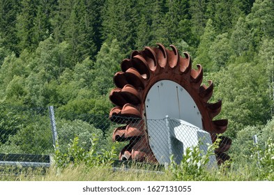 Vemork Hydroelectric Power Station At Rjukan, A Part Of Rjukan-Notodden UNESCO Industrial Heritage Site, Known For Norwegian Heavy Water Sabotage. June 22,2018.Rjukan,Norway