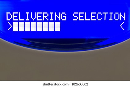 Vending Machine Display Panel Close-up