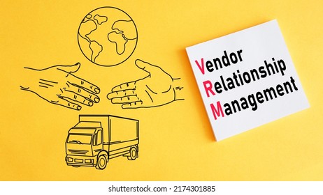 Vendor Relationship Management VRM is shown using a text