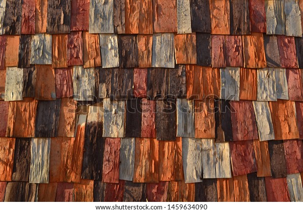 Veneer Tile Detail Texture Wooden Cladding Stock Photo Edit