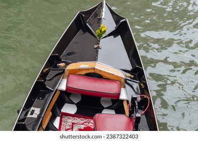 Closе-up of а Venetian gondola on a water - Powered by Shutterstock