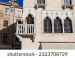 The Venetian house with Gothic architecture, Piran