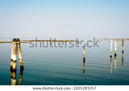 The Venetian Lagoon UNESCO World Heritage List,Veneto, Italy Foto stock © 
