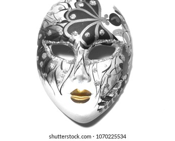 Venetian  mask closeup photo
