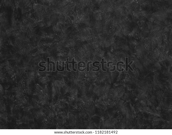 black venetian plaster walls