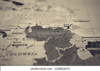 Venezuela Map Background