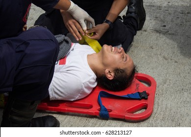 MÉRIDA, VENEZUELA - OCTOBER 2016 - Venezuelan People Did A Protest Against Their Government. This Protest Derived On Violent Acts.