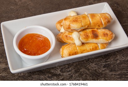 Venezuelan Typical Food, Tequeños Cheese Stick