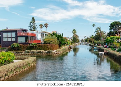 Venice beach canals in Los Angeles - Powered by Shutterstock