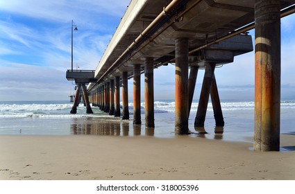 Venice Beach Pier On A Summers Day