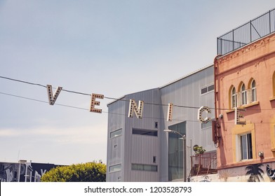 Venice Beach sign, California - Powered by Shutterstock