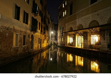 Venice By Night, Italy