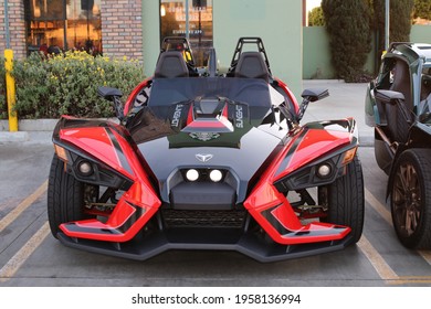 Venice California March 27,2021
Polaris Slingshot Three Wheel Motor Vehicle.