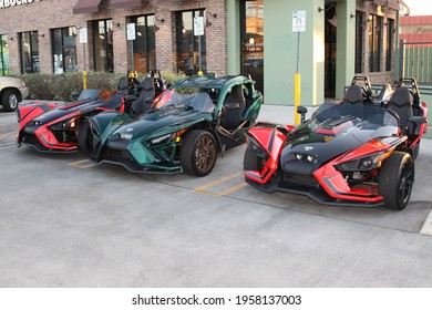 Venice California March 27,2021
Polaris Slingshot Three Wheel Motor Vehicle.