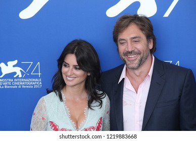 Venice, Italy. 05 September, 2017. Penelope Cruz And Javier Bardem Attend The Photo Call Of The Movie 'LOVING PABLO' During 74th Venice International Film Festival 