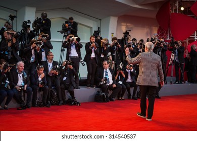 Venice, Italy - 06 September 2015: Terry Gilliam Attends A Premiere For 'A Bigger Splash' During The 72nd Venice Film Festival