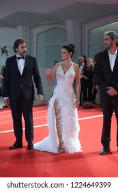 Venice, Italy. 06 September, 2017.  Fernando Leon De Aranoa, Javier Bardem And Penelope Cruz Attend The Premiere Of The Movie 'Loving Pablo' Presented Out Of Competition At The 74th Venice Film Festiv