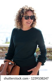 Venice, Italy. 08 September, 2017. Valeria Golino At The Hotel Excelsior