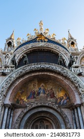 venice, italy - 11-21-2019: one of the churches in venice italy, no trademark or identifiable person visible.