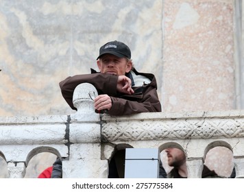 VENICE, ITALY - APRIL 28: Ron Howard During The Filming Of 