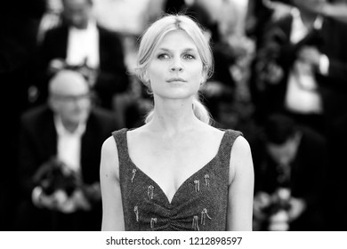 VENICE, ITALY - AUGUST 29: Clémence Poésy Walks The Red Carpet Of The Opening Ceremony During The 75th Venice Film Festival On August 29, 2018 In Venice, Italy.