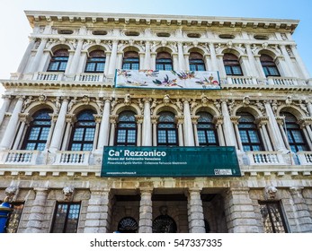 VENICE, ITALY - CIRCA SEPTEMBER 2016: HDR Ca Rezzonico (meaning Rezzonico House)