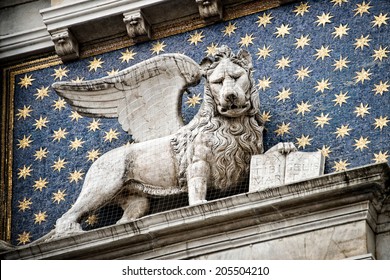 Venice, Italy - The lion of Saint Mark - Shutterstock ID 205504210