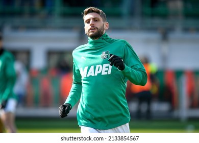 Venice, Italy, March 06, 2022, Sassuolo's Domenico Berardi Portrait During Italian Soccer Serie A Match Venezia FC Vs US Sassuolo
