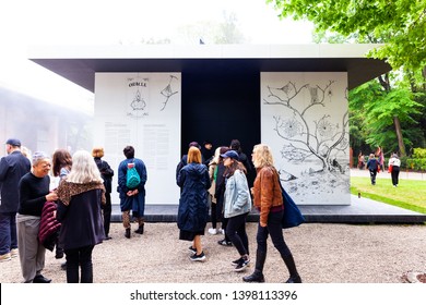 VENICE, ITALY - MAY 09: Installation By Tomas Saraceno Exposed At The  58th International Art Exhibition Of Venice Biennale On May 09 2019