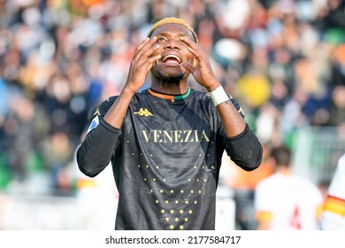 Venice, Italy, November 07, 2021, Venezia's David Okereke Portrait During Italian Soccer Serie A Match Venezia FC Vs AS Roma (portraits Archive)
