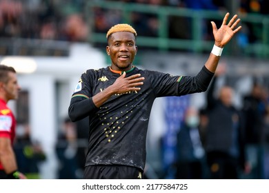 Venice, Italy, November 07, 2021, Venezia's David Okereke Portrait During Italian Soccer Serie A Match Venezia FC Vs AS Roma (portraits Archive)
