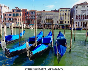 (Venice, Italy; Oct. 5, 2021) The gondola is a vital transportation cog around the canals of Venice, Italy.