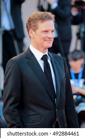 VENICE, ITALY - SEPTEMBER 02: Colin Firth During The 73th Venice Film Festival 2016 In Venice, Italy