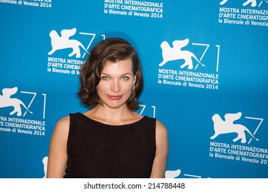 VENICE, ITALY - SEPTEMBER 03: Milla Jovovich attends the 'Cymbeline' Photocall during the 71st Venice Film Festival on September 3, 2014 in Venice, Italy.