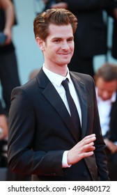 VENICE, ITALY - SEPTEMBER 04: Andrew Garfield  During The 73th Venice Film Festival 2016 In Venice, Italy