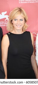 VENICE, ITALY - SEPTEMBER 04: Karin Viard Poses For Photographers At 67th Venice Film Festival September 04, 2010 In Venice, Italy.