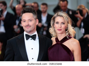 VENICE, ITALY - SEPTEMBER 04: Scott Cooper And Jocelyne Cooper During The 72th Venice Film Festival 2015 In Venice, Italy