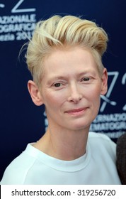 VENICE, ITALY - SEPTEMBER 06: Tilda Swinton During The 72th Venice Film Festival 2015 In Venice, Italy