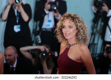 VENICE, ITALY - SEPTEMBER 12: Valeria Golino During The 72th Venice Film Festival 2015 In Venice, Italy