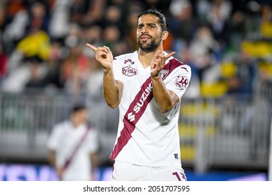 Venice, Italy, September 27, 2021, Torino's Ricardo Rodriguez Reacts During Italian Football Serie A Match Venezia FC Vs Torino FC