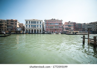 Venice/Italy-10.03.2014: Old streets and squares of Venice with canals