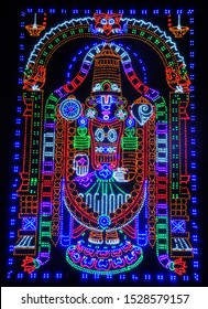 venkateswara images stock photos vectors shutterstock https www shutterstock com image photo venkateswara swamy lighting decortion india 1528579157