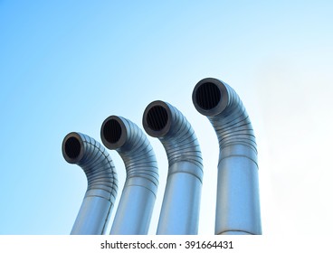 vent pipes of Industrial air conditioning systems