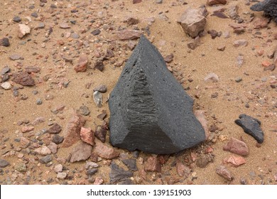 Ventifact (wind-shaped Rock) In Death Valley