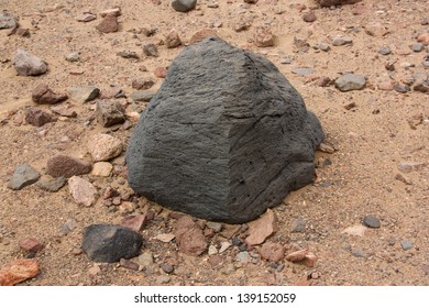 Ventifact (wind-shaped Rock) In Death Valley