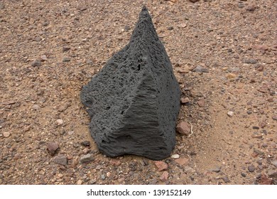 Ventifact (wind-shaped Rock) In Death Valley