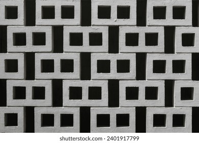 Ventilation block wall ,pattern of air ventilation block wall at the modern building