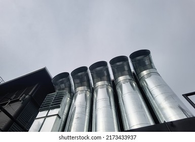 Ventilation Exhaust Duct Of The Factory